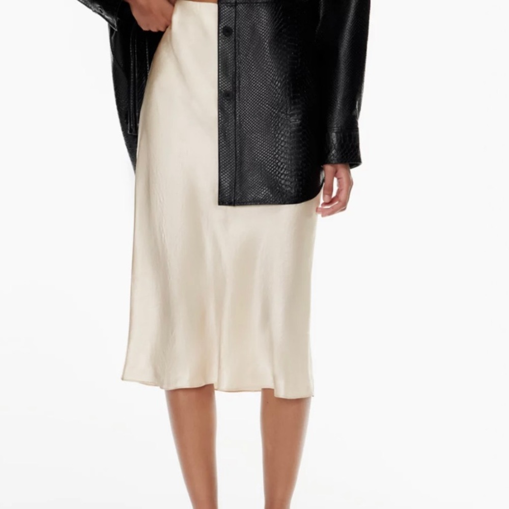Aritzia Babaton Slip Midi Skirt Size 6